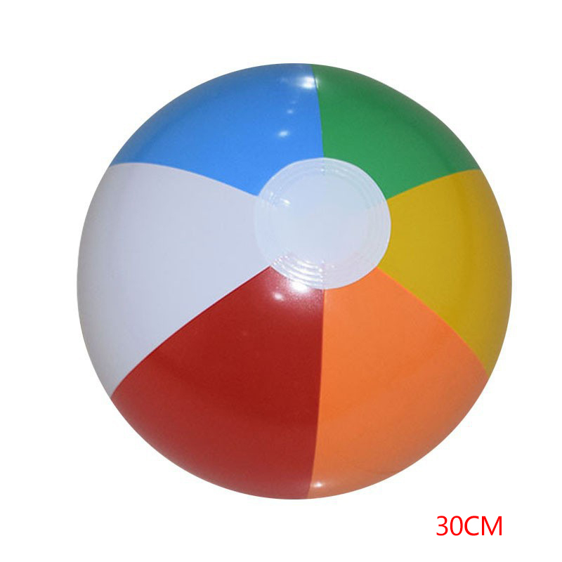 Rainbow Beach Balls Inflatable Swimming Pool Toys for Summer Water Games