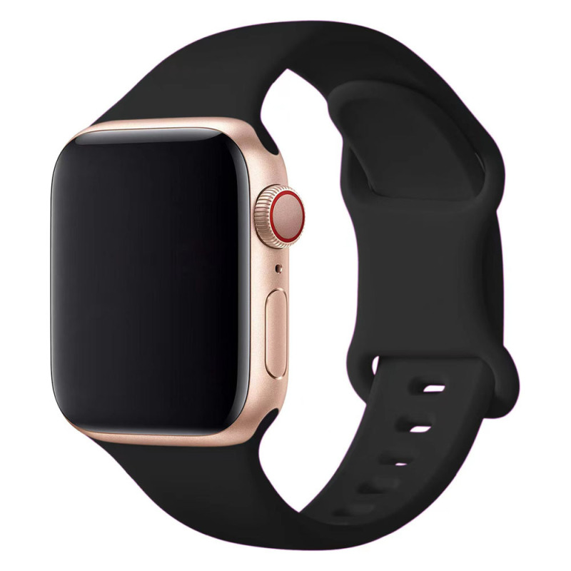 Soft Silicone Waterproof Strap Compatible with iWatch Apple Watch