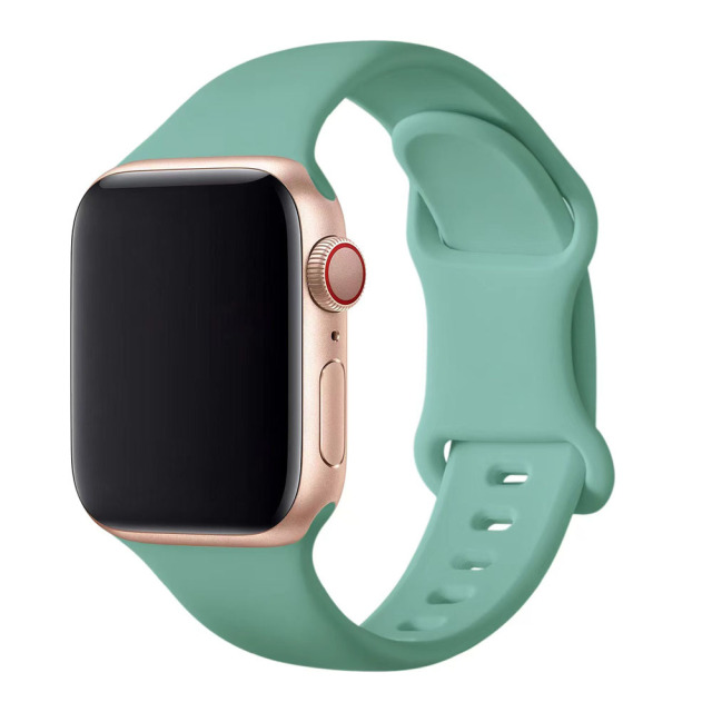 Soft Silicone Waterproof Strap Compatible with iWatch Apple Watch