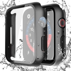 Apple Watch Tempered Glass Screen Protector Hard Case