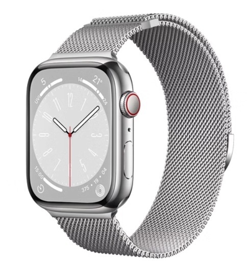Apple Watch Band Stainless Steel Mesh Loop Magnetic Clasp Replacement Strap