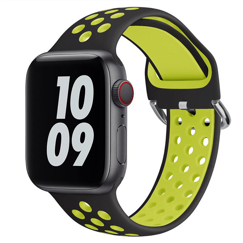 Apple Watch Band Breathable Sport Silicone Replacement Strap