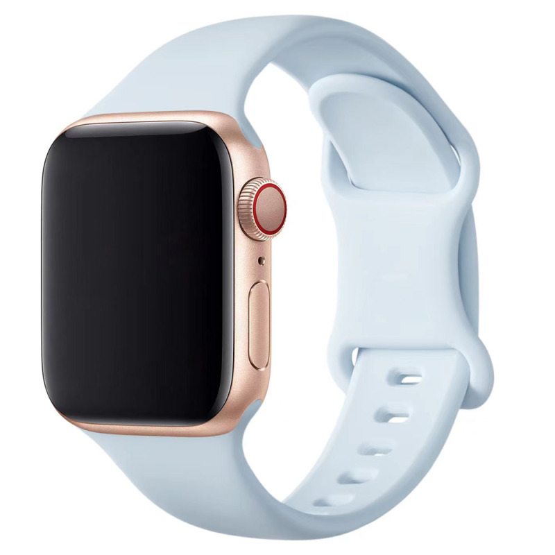 Soft Silicone Waterproof Strap Compatible with iWatch Apple Watch