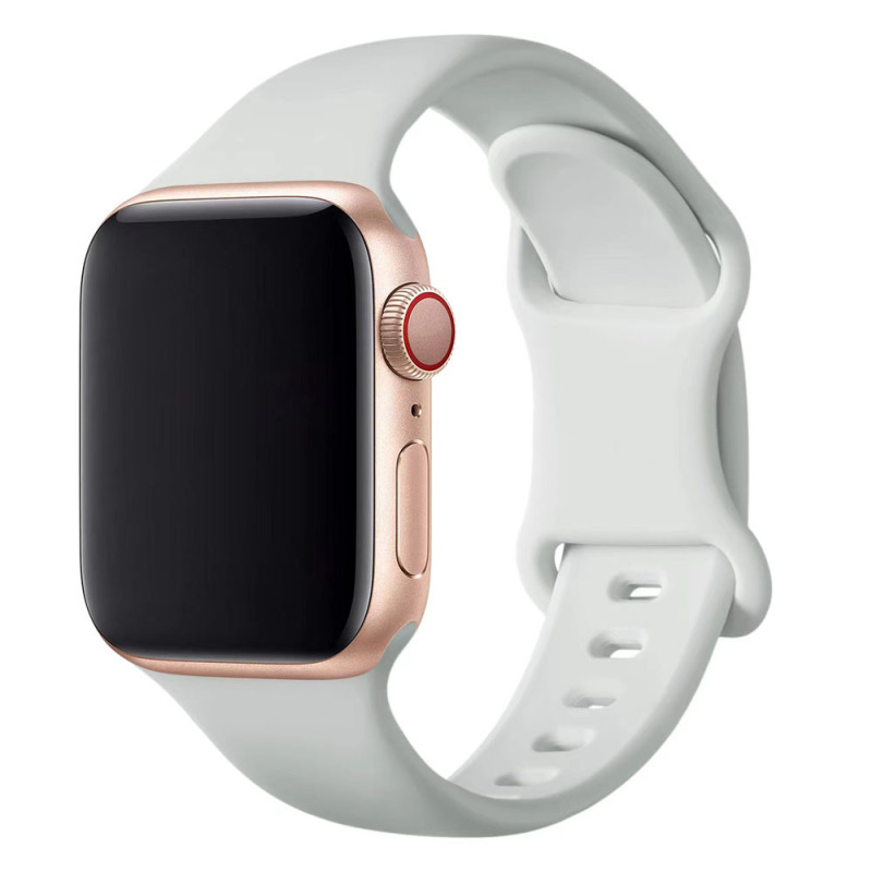 Soft Silicone Waterproof Strap Compatible with iWatch Apple Watch