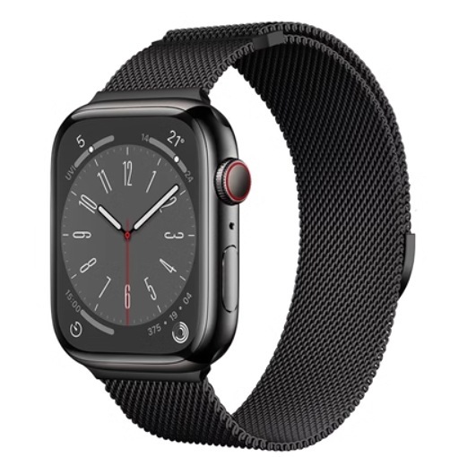 Apple Watch Band Stainless Steel Mesh Loop Magnetic Clasp Replacement Strap