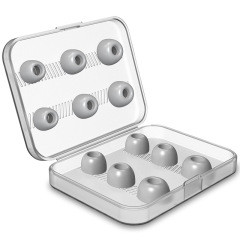 Six pairs of memory foam (gray)