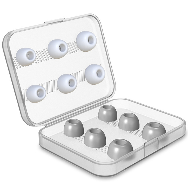 6 Pairs Replacement Eartips Earbuds Silicone Memory Foam Gel Accessories Compatible with Airpods