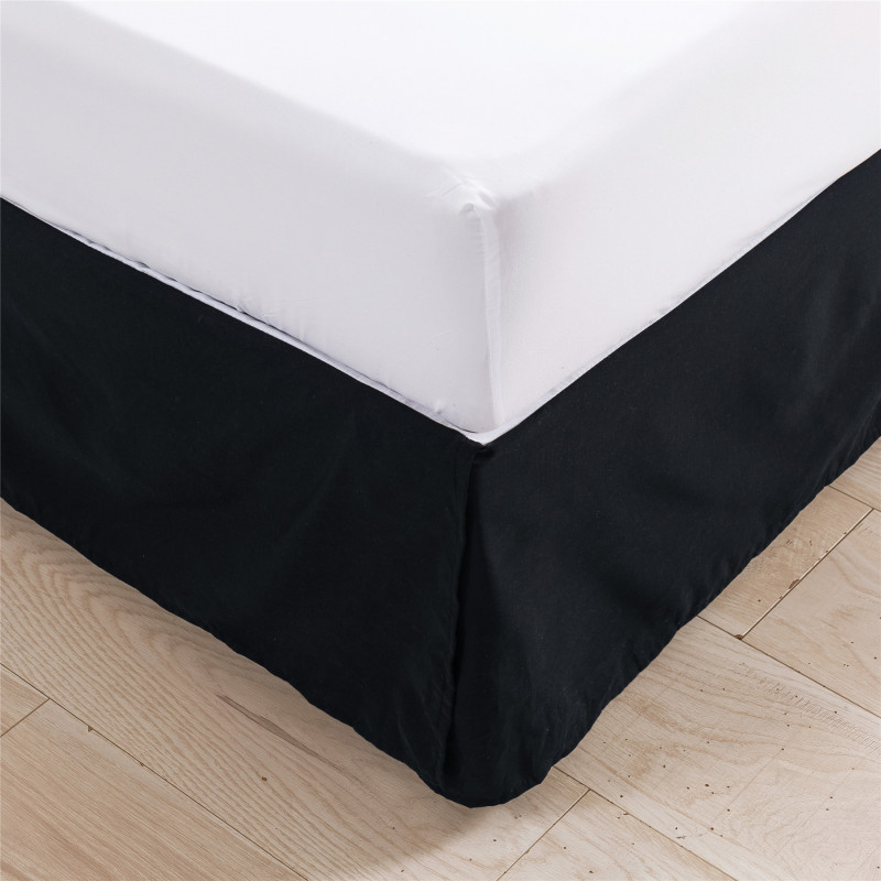 Soft Pleated Ruffle Bed Skirt Brushed Microfiber