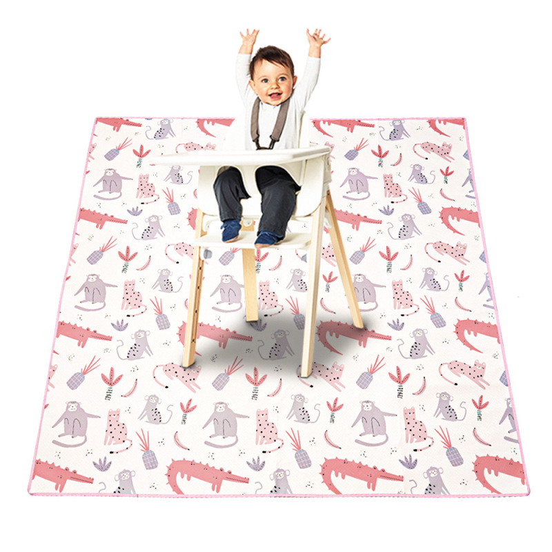 Baby Splat Mat for Under High Chair Waterproof Anti-Slip Floor Protector