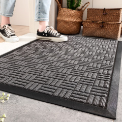 Sturdy Front Door Mat Muddy Dirt Resist Waterproof Durable Non-Slip Absorbent Door Mat