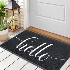Low Profile Floor Mat Welcome Door Mat Dirt Trapper