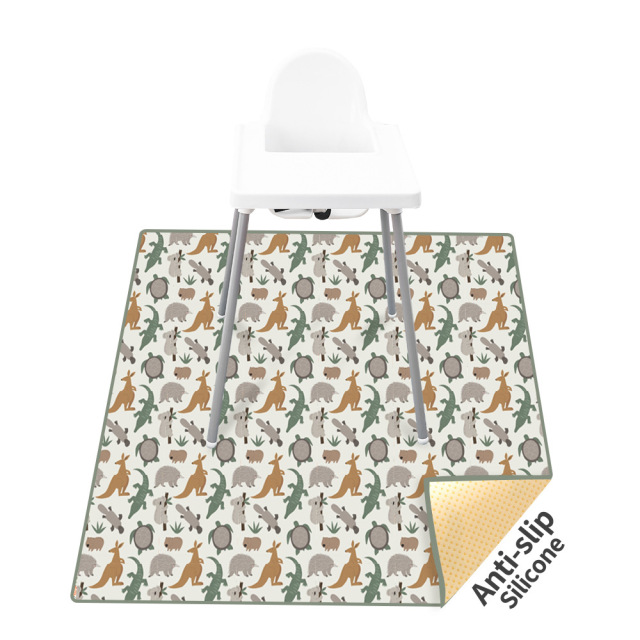 Baby Splat Mat for Under High Chair Waterproof Anti-Slip Floor Protector