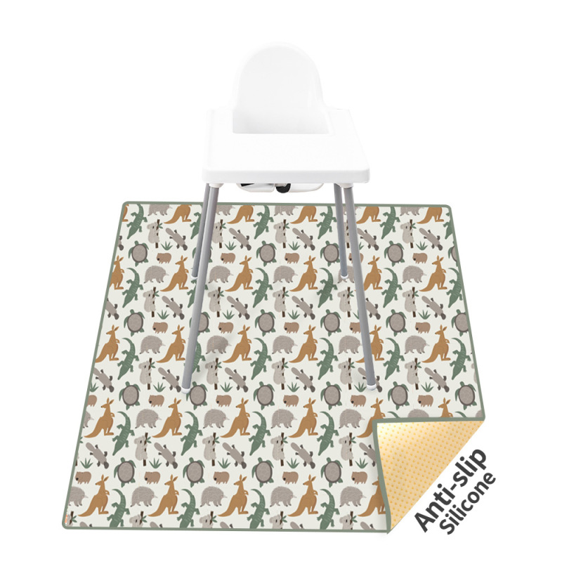 Baby Splat Mat for Under High Chair Waterproof Anti-Slip Floor Protector