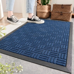 Sturdy Front Door Mat Muddy Dirt Resist Waterproof Durable Non-Slip Absorbent Door Mat