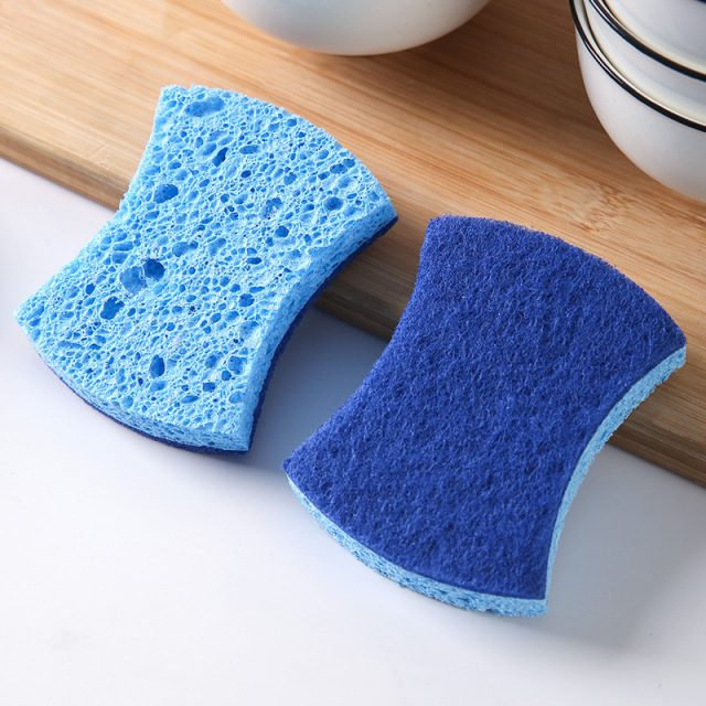 Non-Scratch Scrub Sponges for Washing Dishes and Cleaning Safe for Cookware