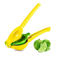 Metal 2-in-1 Lemon Citrus Squeezer Hand Juicer Sturdy Max Extraction