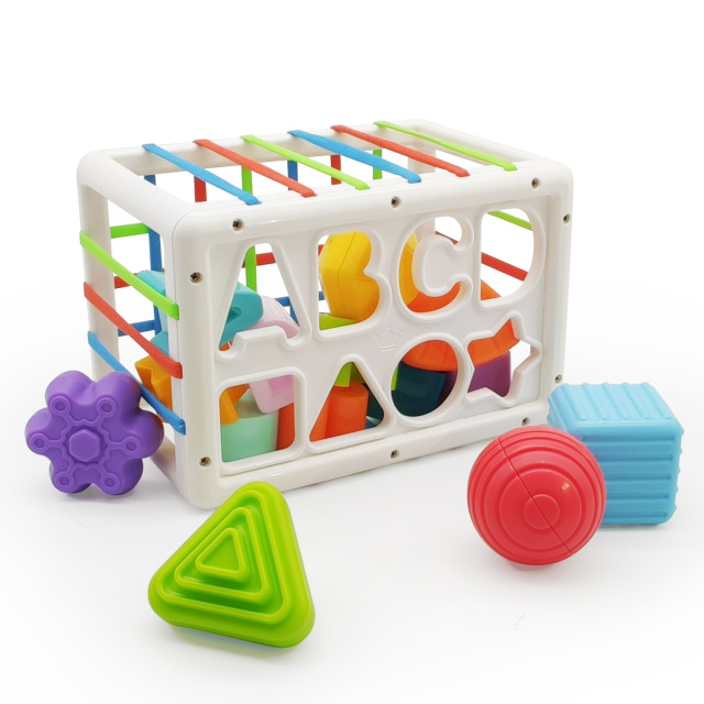 Montessori Toys Baby Sorter Toy Multi Sensory Shape Developmental Learning Toys