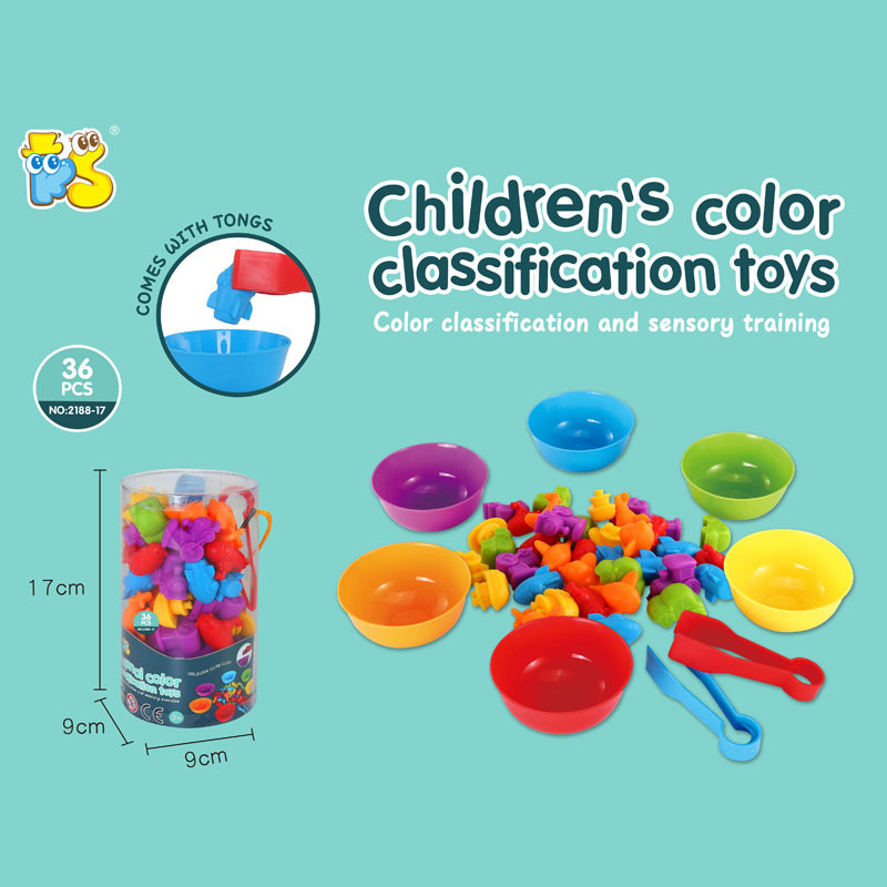 Counting Animals Montessori Toys Colors Classification and Sensory Training Preschool Learning Activities Toys