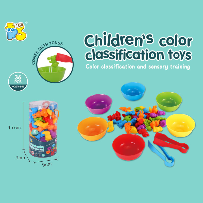 Counting Animals Montessori Toys Colors Classification and Sensory Training Preschool Learning Activities Toys