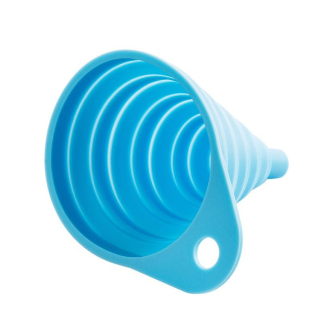 Foldable Silicone Collapsible Funnels for Filling Water Bottle Liquid Transfer