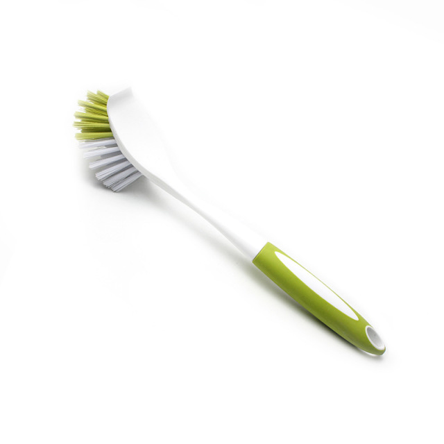 Dish Brush with Handle Kitchen Scrub Brushes for Cleaning with Stiff Bristles
