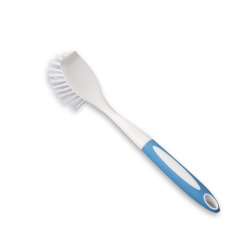 Dish Brush with Handle Kitchen Scrub Brushes for Cleaning with Stiff Bristles