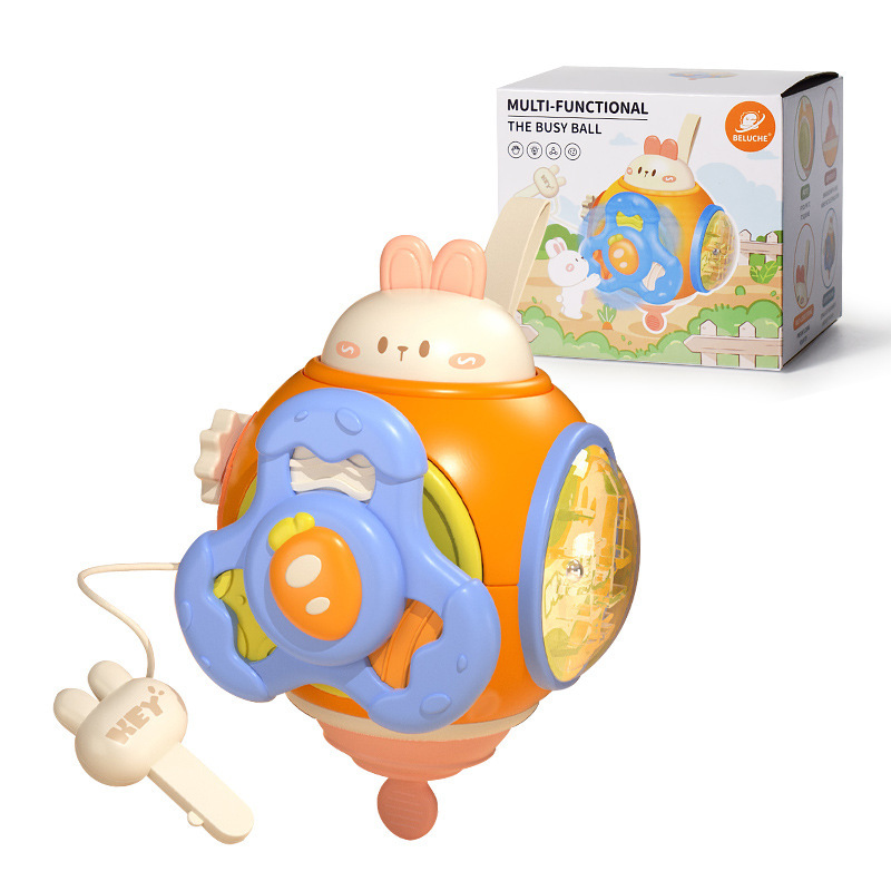 Montessori Busy Board Cube Sensory Toys for Toddlers Educational Learning