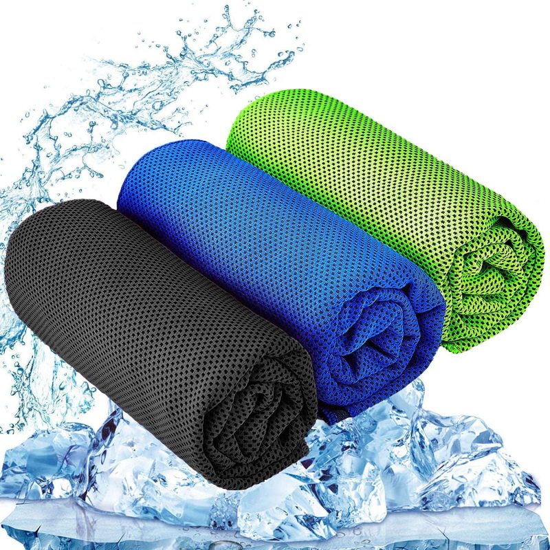 Microfiber Cooling Towel Breathable Chilly Towel for Yoga Workout Camping