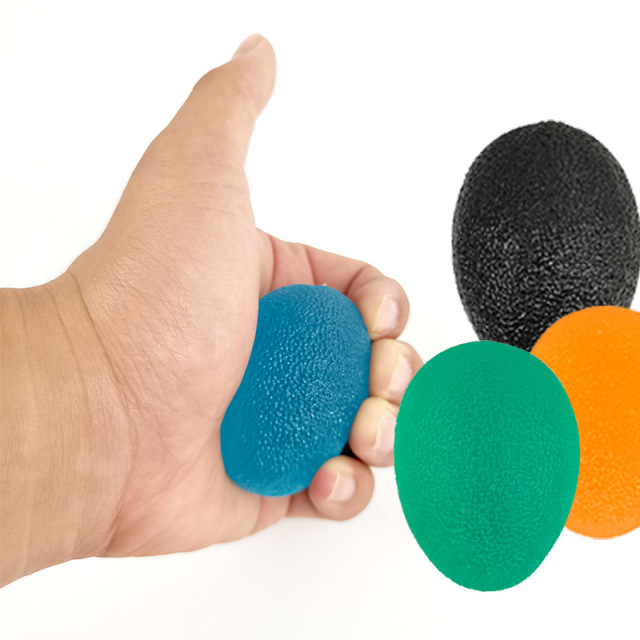 Stress Relief Ball Hand Grip Strength Trainer Wrist Rehab Therapy