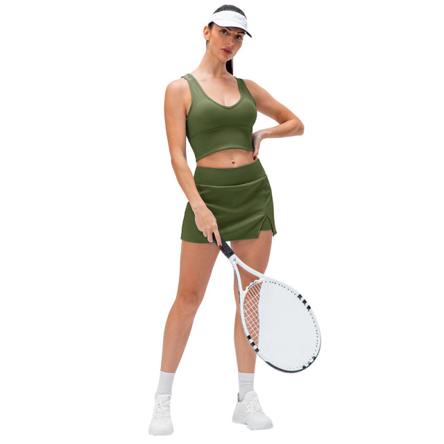 Women Golf Tennis Skorts Stretchy Athletic Activewear High Waistband with Pockets