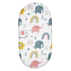 Colorful Elephant Fitted Sheet