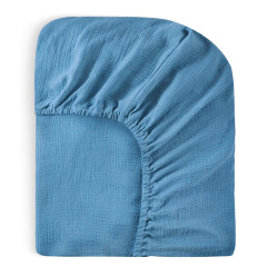 Muslin Crib Fitted Sheets Neutral Mattress Protector for Toddler Baby Girls Boys