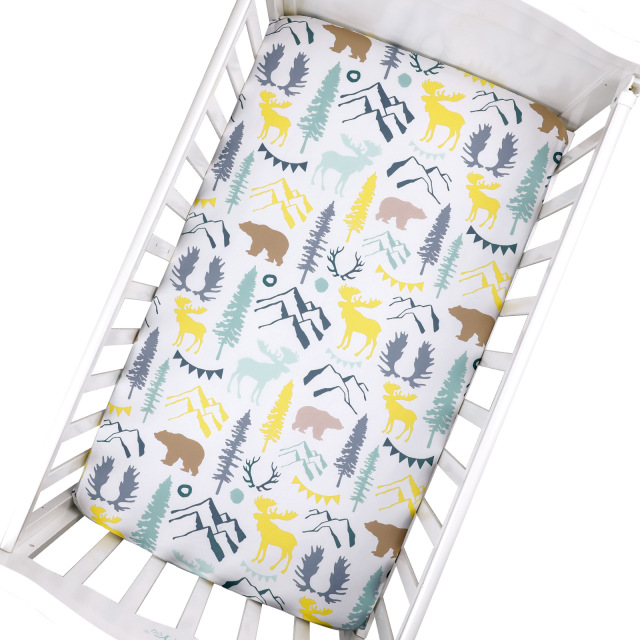 Baby Cradle Fitted Bassinet Sheet Stretchy Ultra Soft Universal Fit Oval