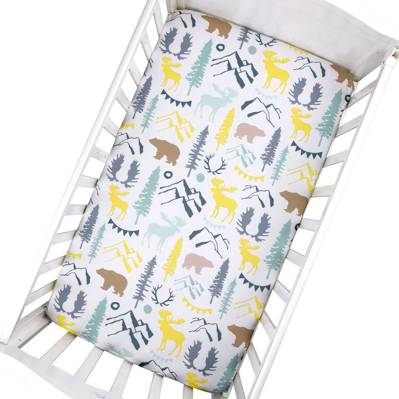 Baby Cradle Fitted Bassinet Sheet Stretchy Ultra Soft Universal Fit Oval