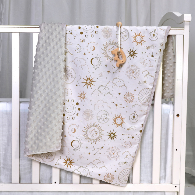 Baby Blankets Unisex Soft Nursery Stroller Crib Blanket Newborn Toddler