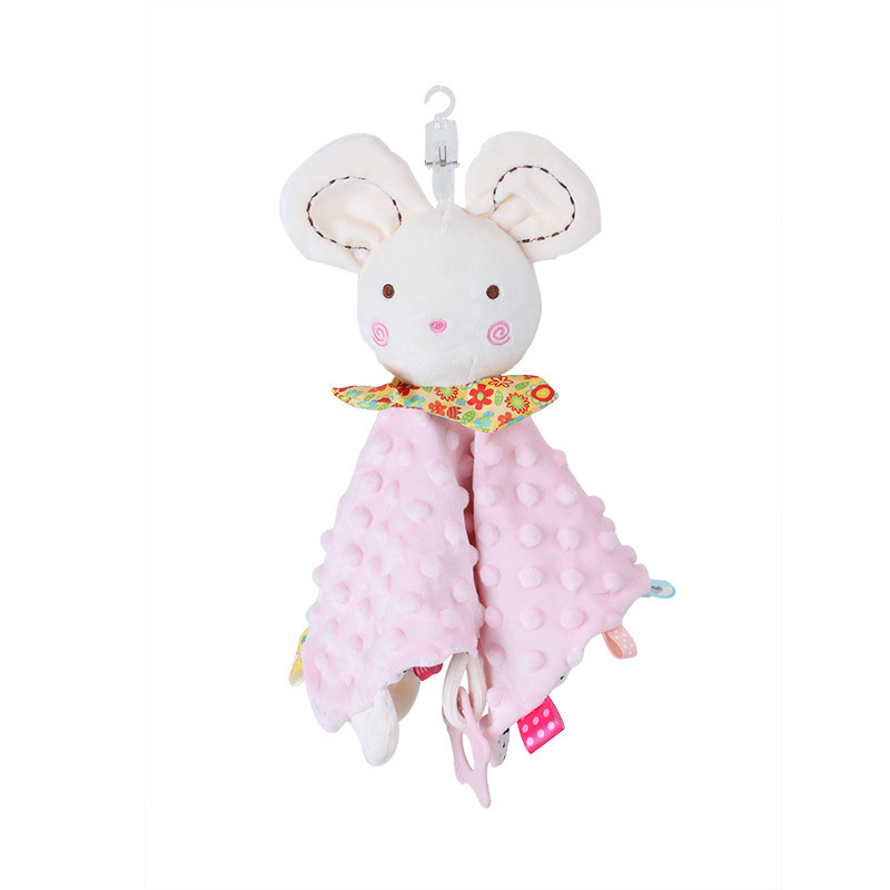Babies Security Blanket Snuggle Toy Stuffed Animal for Infant and Toddler