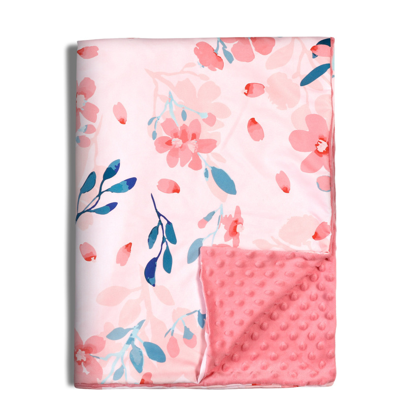 Baby Blankets Unisex Soft Nursery Stroller Crib Blanket Newborn Toddler