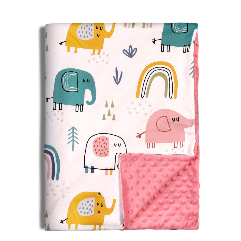 Baby Blankets Unisex Soft Nursery Stroller Crib Blanket Newborn Toddler