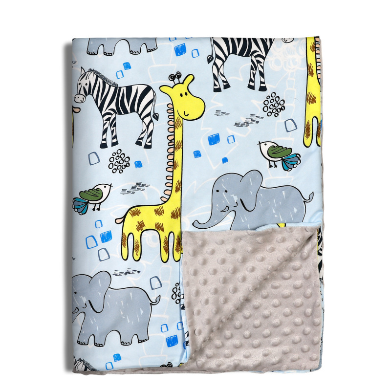 Baby Blankets Unisex Soft Nursery Stroller Crib Blanket Newborn Toddler