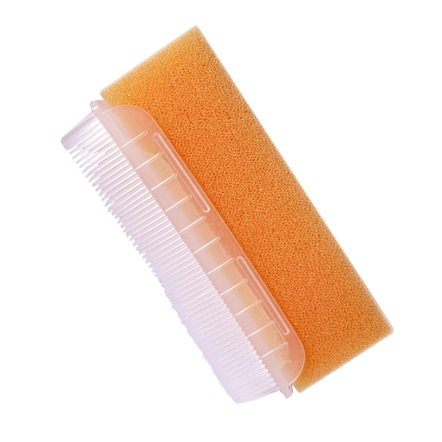 Baby Bath Sponges Soft Foam Sensory Scrubber with Bristle Brush