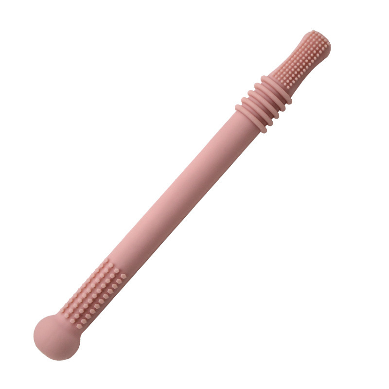 Baby Teething Sticks Soft Silicone Teethers in 6 Vibrant Colors