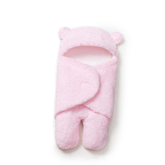 Baby Cotton Plush Swaddle Blanket Soft Newborn Sleeping Wraps for Infant