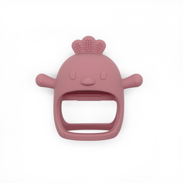 Baby Silicone Teething Mitten Chew Toy Anti Dropping Wrist Hand Teethers
