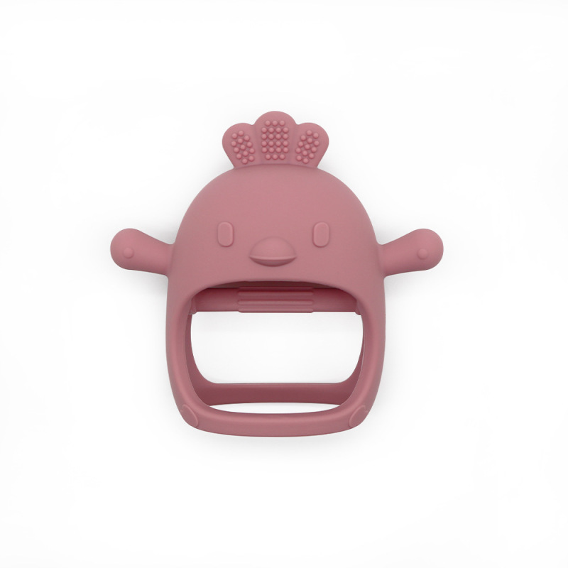 Baby Silicone Teething Mitten Chew Toy Anti Dropping Wrist Hand Teethers