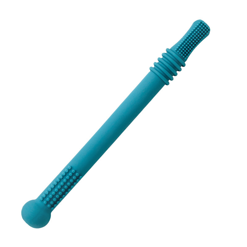 Baby Teething Sticks Soft Silicone Teethers in 6 Vibrant Colors