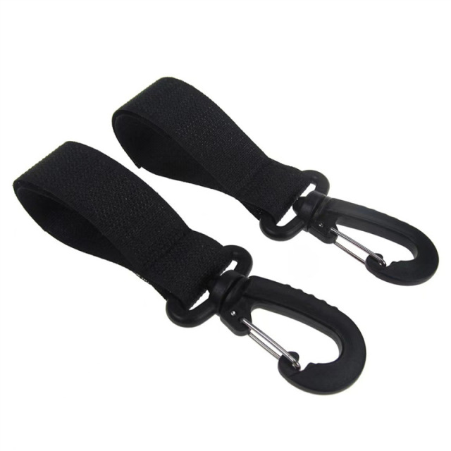 Stroller Organizer with Insulated Cup Holder Detachable Clutch Bag Velcro Loop