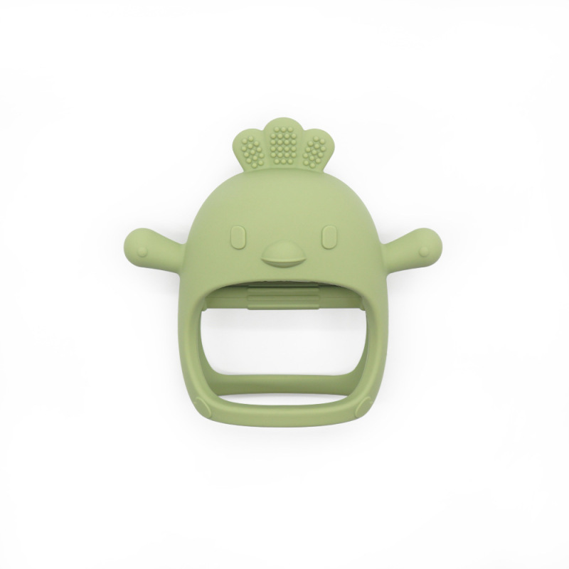 Baby Silicone Teething Mitten Chew Toy Anti Dropping Wrist Hand Teethers
