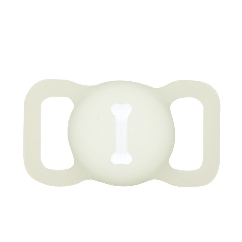 Soft Silicone Airtag Dog Collar Holder Anti-Lost