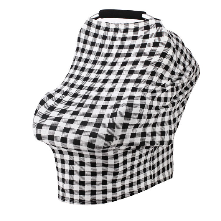 Baby Cotton Stroller Cover Soft Nursing Cover for Breastfeeding High Stretchy