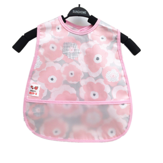 Mess Proof Baby Bib Waterproof Toddler Apron Double Layer